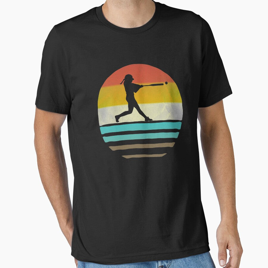 Retro Vintage Softball Coach Player Team Mom Dad Gift by TheCrownArtisan