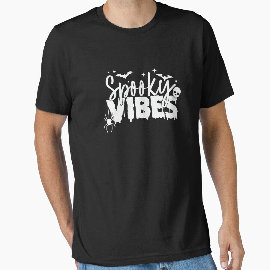 Spooky Vibes Funny Scary Halloween Costume by Clverdesign