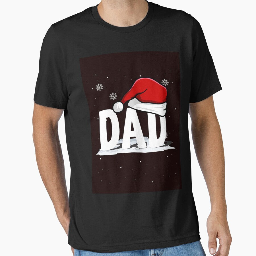 Dad Christmas Santa Hat Design Matching Family Gifts by AweGifts