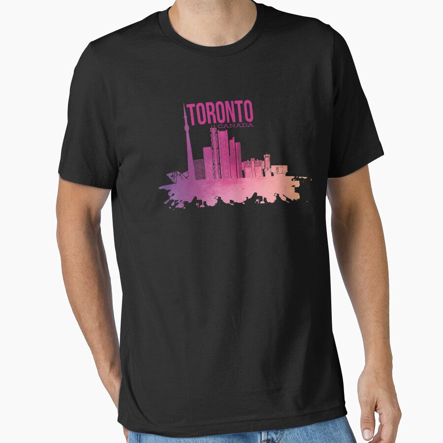 Kopie von Toronto Canada Skyline Shirt Birthday gift present by Timcito