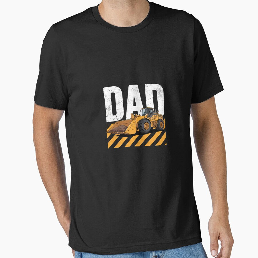 Excavator Dad Construction Fathers Day Birthday Father by HardcoreTour