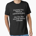 Millennial Retirement Plan: The Collapse Of Civilization (White Text On Black Background) by mind-illusions