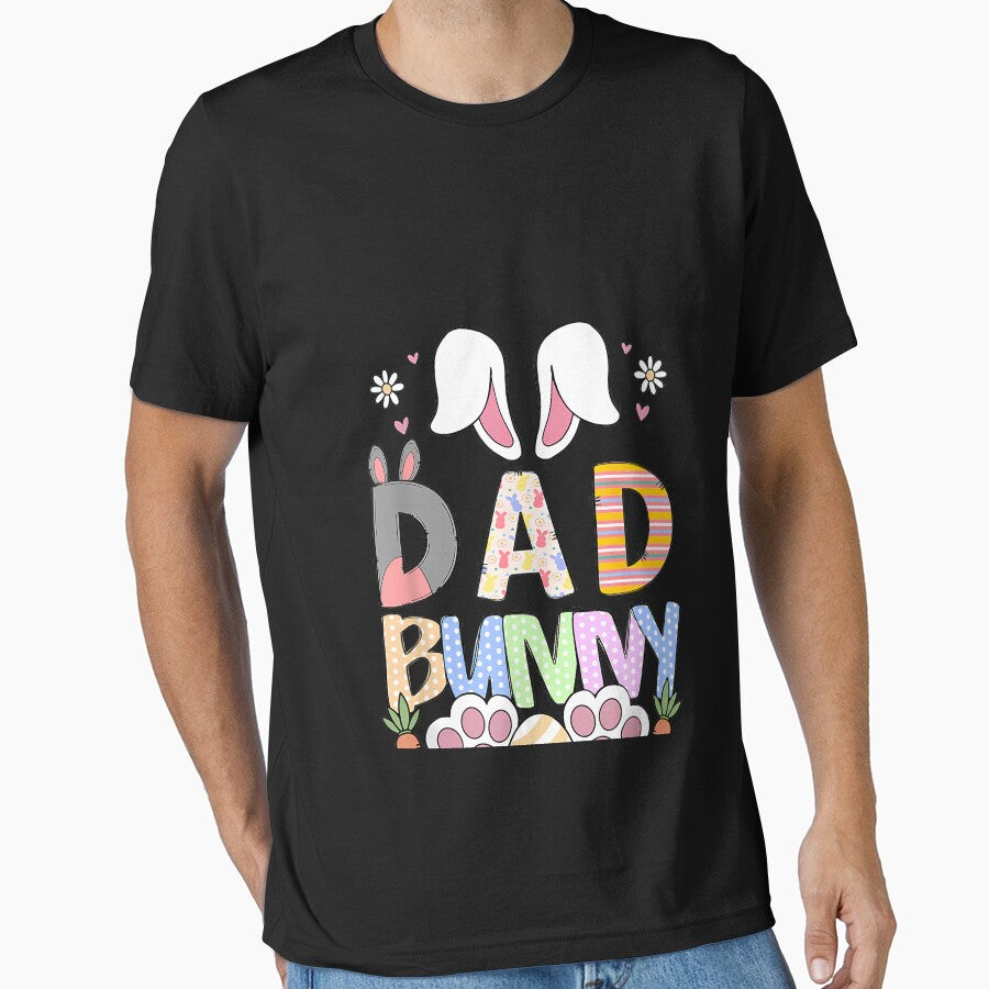 Dad Bunny Ears Easter Family Matching by CriseldaBruning