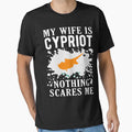 My Wife Is Cypriot Nothing Scares Me Cyprus Flag by OX-tright