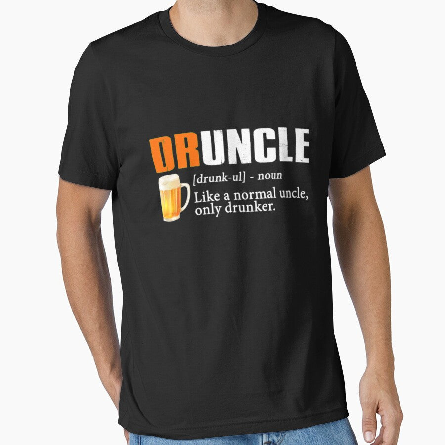 Druncle Shirt - Funny Gift for Uncle Beer Lover by ILLYL Creatives