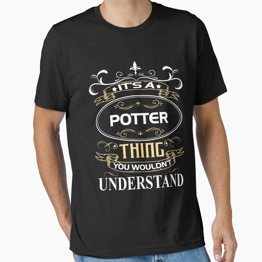 Potter Name Shirt It's A Potter Thing You Wouldn't Understand by SaundersKini