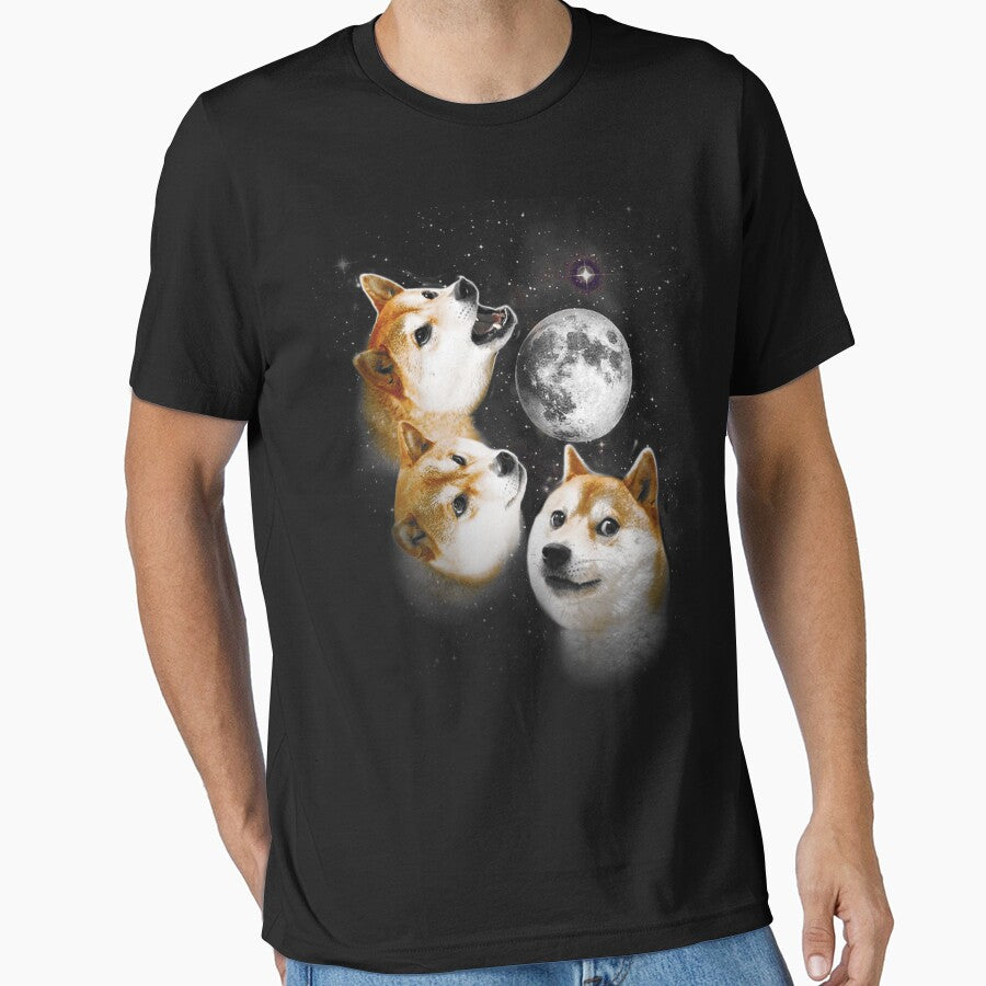 Three Doge Moon by scolecite