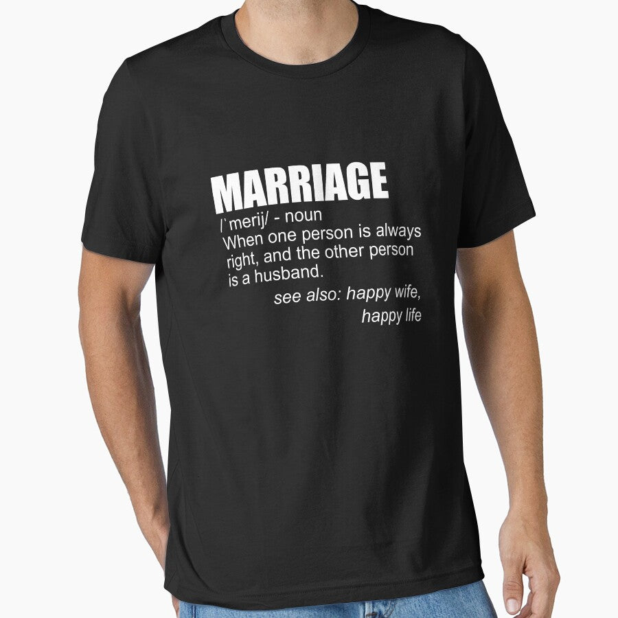 Funny Marriage Definition Funny Husband Wife Marriage Gear by DynamicDesign