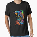 Dolphin Pop Art Design Colorful Dolphin Lover Design by adsman68