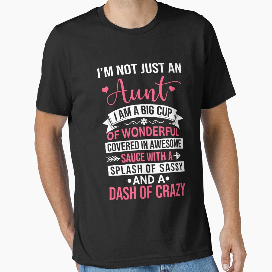 Funny Aunt Quote Typography by teeperfect