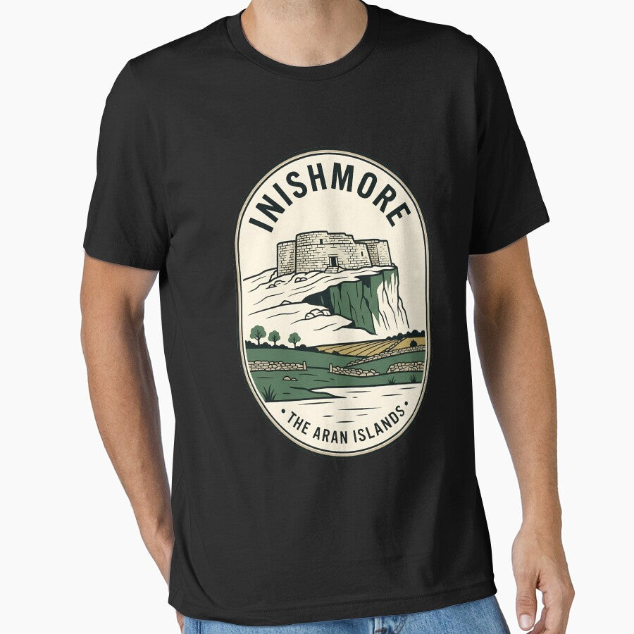 Inishmore Aran Islands Ireland Vintage Travel Emblem by k3rstman1