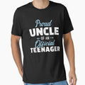 Mens Proud uncle of a teenager 13th birthday by SeppeGoffin