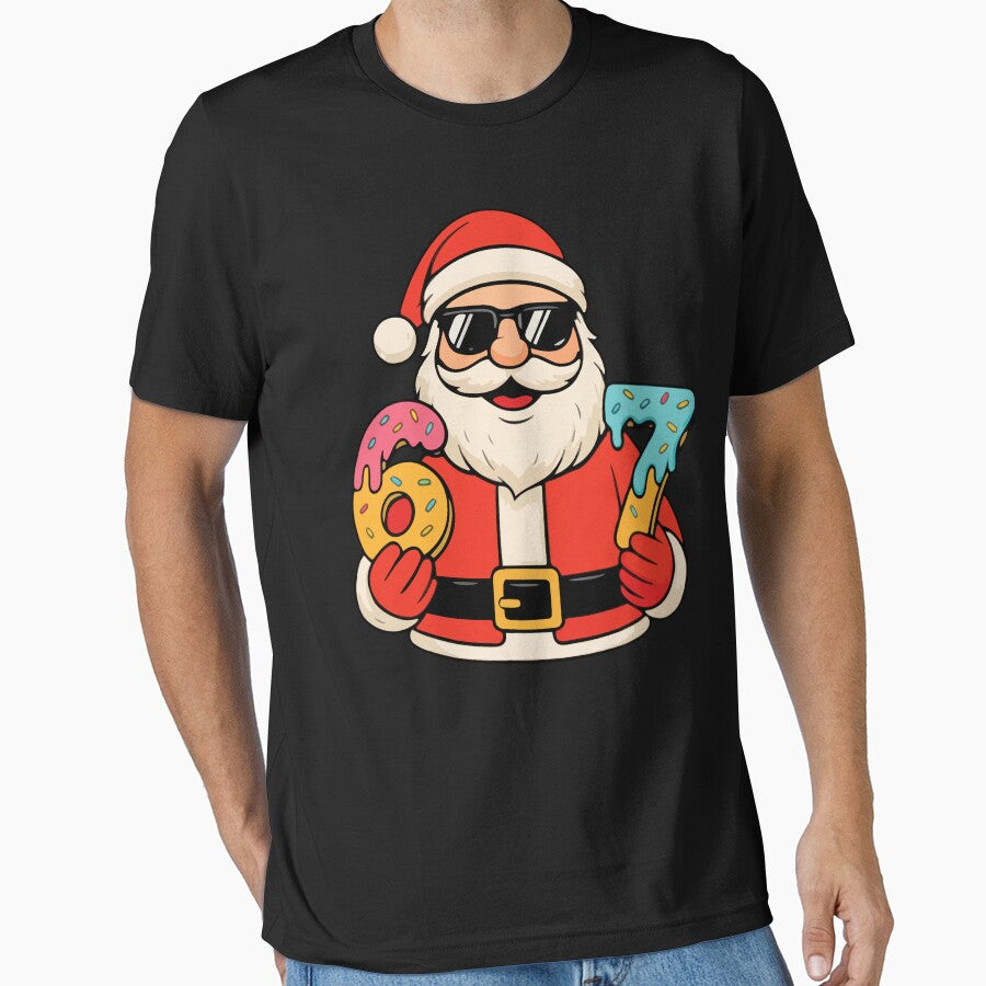 Santa Says 6 7 Ice Cream Drip Christmas Shirt by tangobil