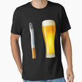 Beer & Cigarette Lover Day Drinking Dad Smoking Beer Lover by KristineLi