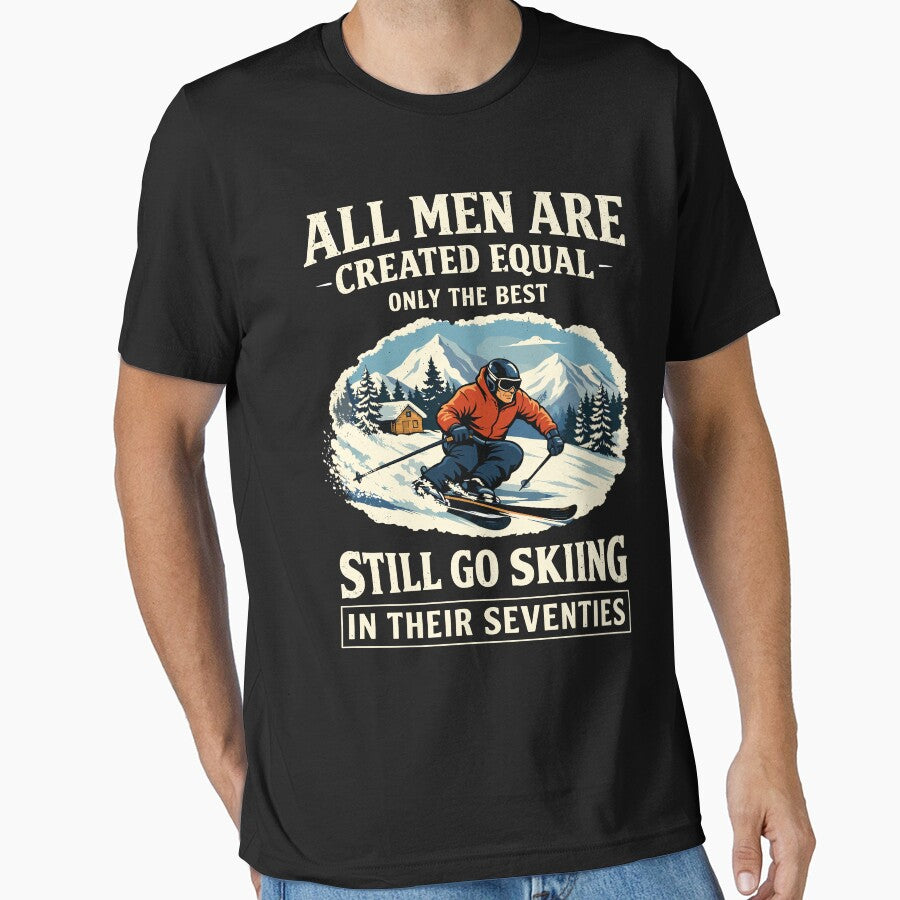 All men are created equal only the best still go skiing in their 70s by RyuEssence