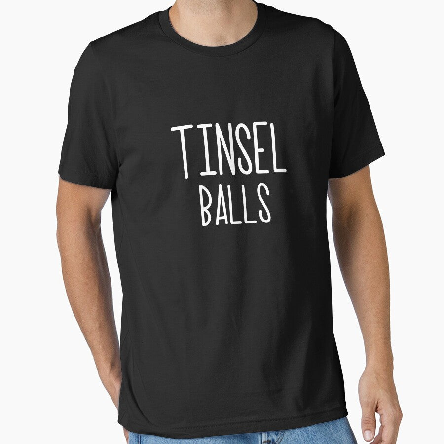 Tinsel Balls Funny Christmas Party Men's Tinsel Balls Gear by DynamicDesign