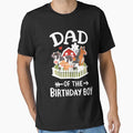 Dad Of The Birthday Boy Farm Animals Bday Family Matching by TysonLangosh