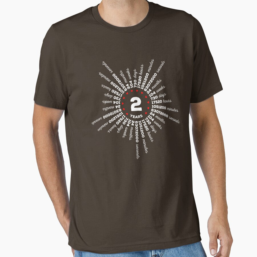 2nd Wedding Anniversary Gifts, Tee Shirts, Phone Cases And Other Collections by MemWear