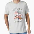 Just Married 58 Years Ago - 58th Anniversary Couple Bunnies Tee, Phone Cases And Other Gifts by MemWear