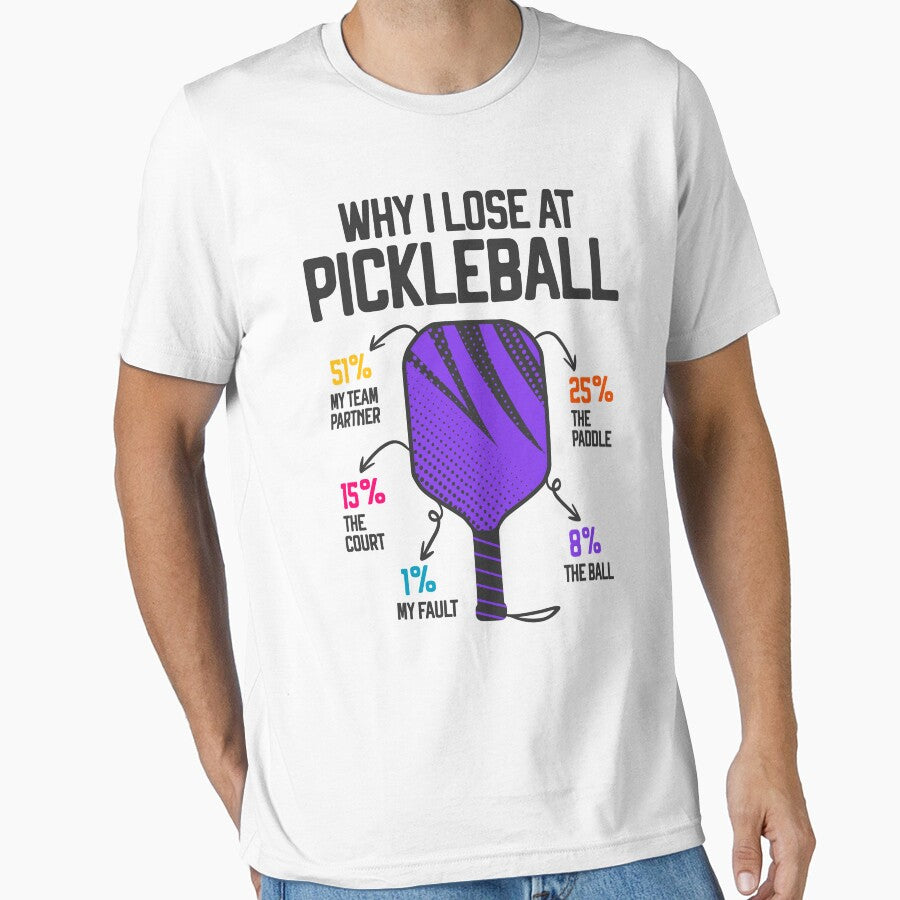 Why I Lose at Pickleball Funny pun for pickleballers Pickleball Humor by grinta2021