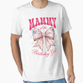 Mommy of the Birthday Girl Cute Pink Bow - Mom Matching Family by CutOutIdols