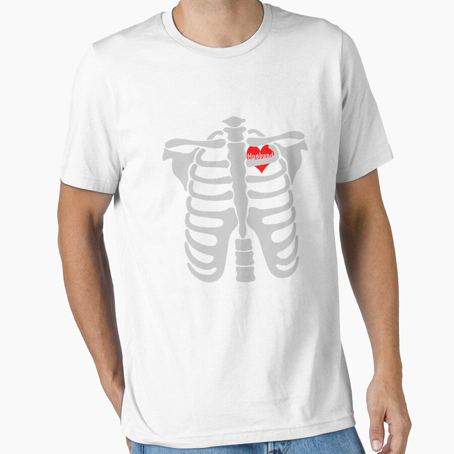 Husband In Heart Skeletons Halloween Funny by Seas Wanda