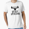 Stay strong - fitness & Gym motivation motto and quote by GraphicDream