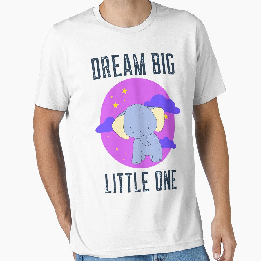 Dream Big Little One - Cute Elephant Baby by ChaseCoClothing