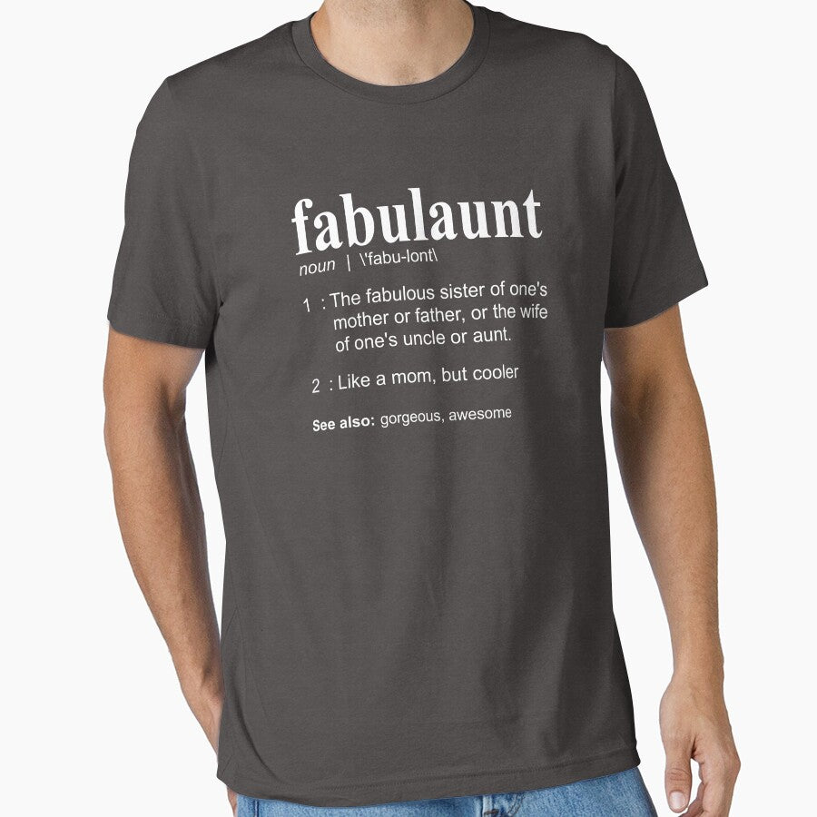 Fabulaunt Definition - Funny Aunt Definition, Aunt by Bethcentral Designs