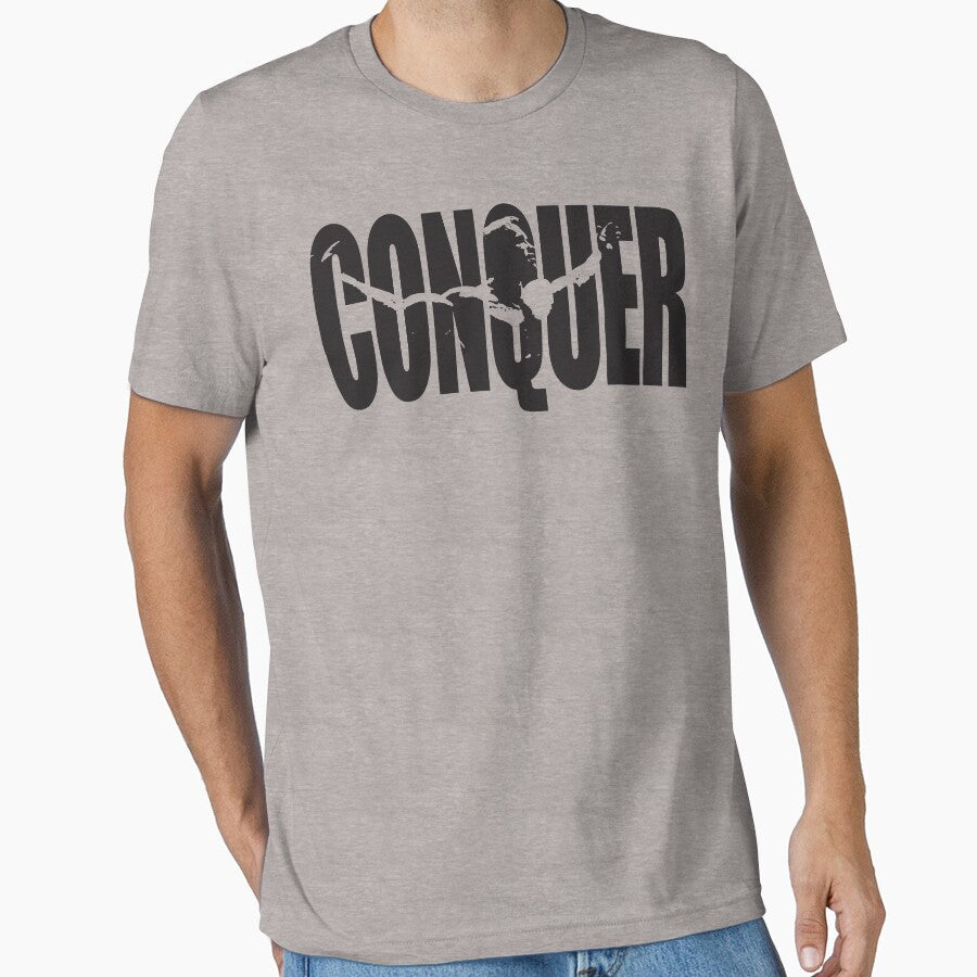 CONQUER (Arnold Iconic Black) by ilovearnie