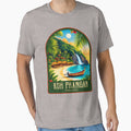 Koh Phangan Vintage Travel Illustration by HomeLivingCo