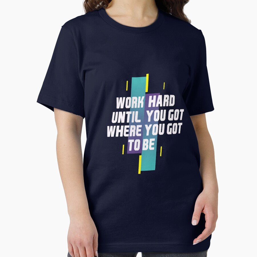 Work hard  motivation t-shirt by design-tshirt