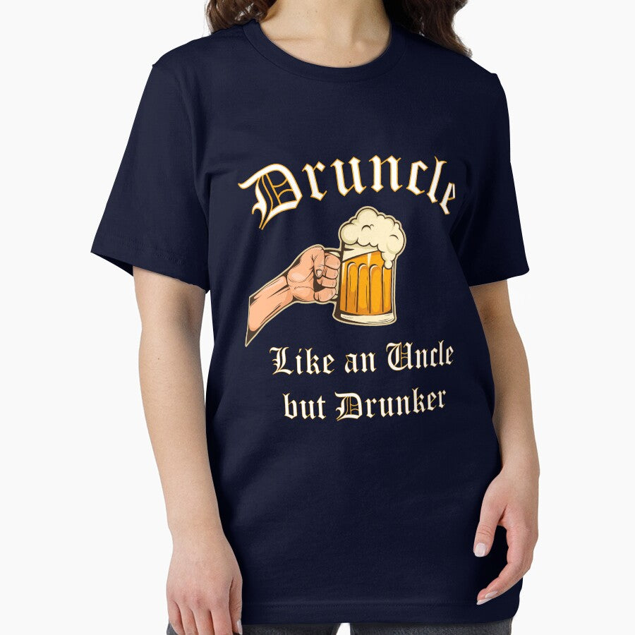 Druncle Like an Uncle but Drunker Funny Uncle Gifts by TeagoShirts