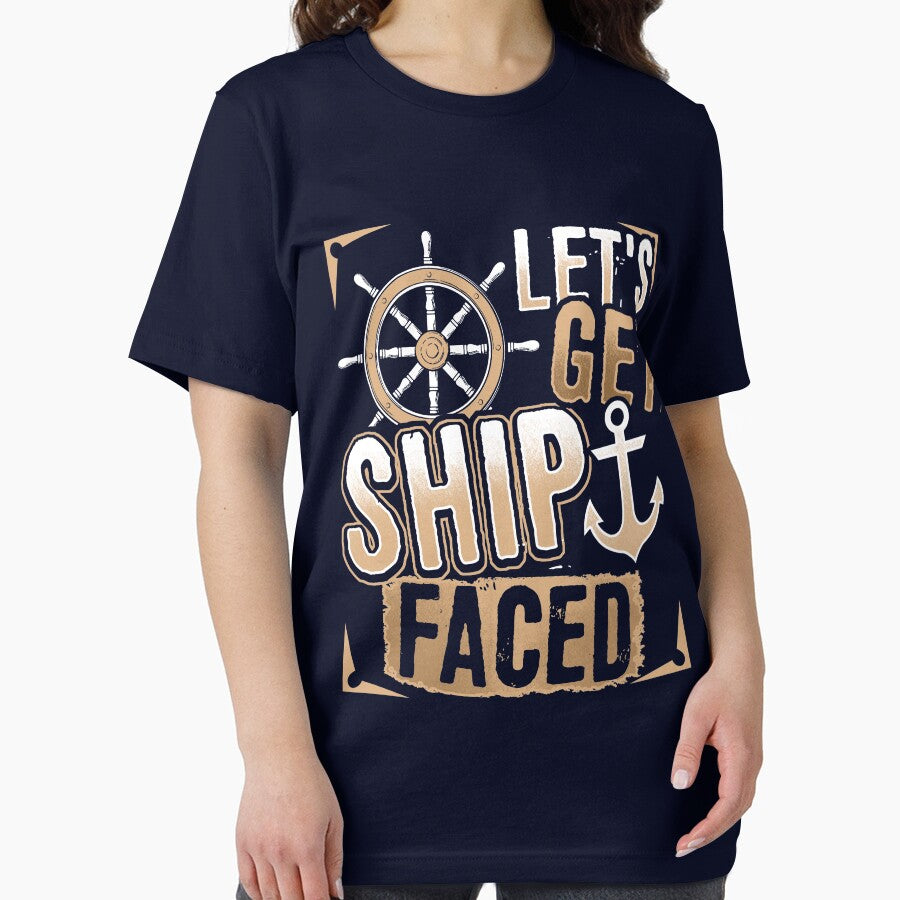 Funny Cruise Shirt Let's Get Ship Faced by kdspecialties