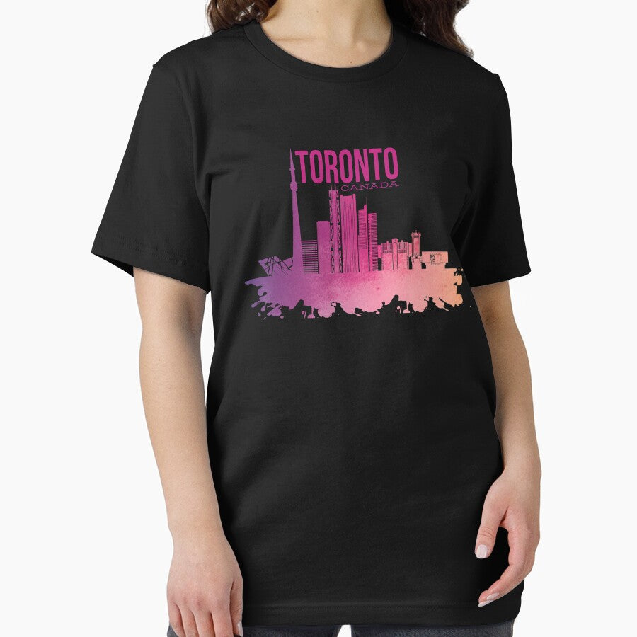 Kopie von Toronto Canada Skyline Shirt Birthday gift present by Timcito