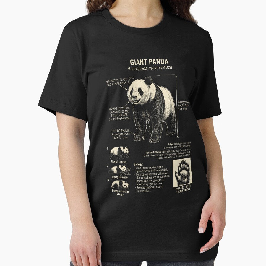 Panda Scientific Anatomy Biology Animal Lover by Kimberley King Art  King Art