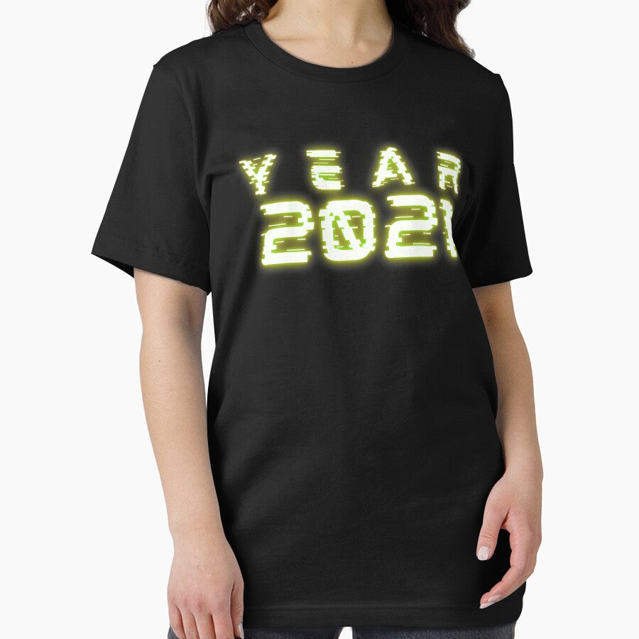 Year 2021 Futuristic | Happy New Year | New Years Eve Gift by trendo