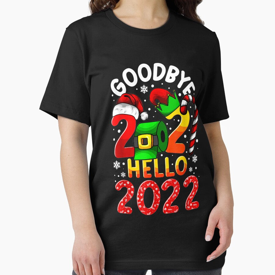 Happy New Year 2022 New Years Eve Goodbye 2021 Pajama Family T-Shirt by Bobby-Bancel