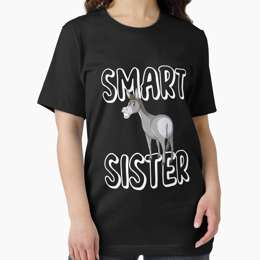 Smart Ass Sister Funny Women's Sister Gift Smart Ass Sister Gear by DynamicDesign