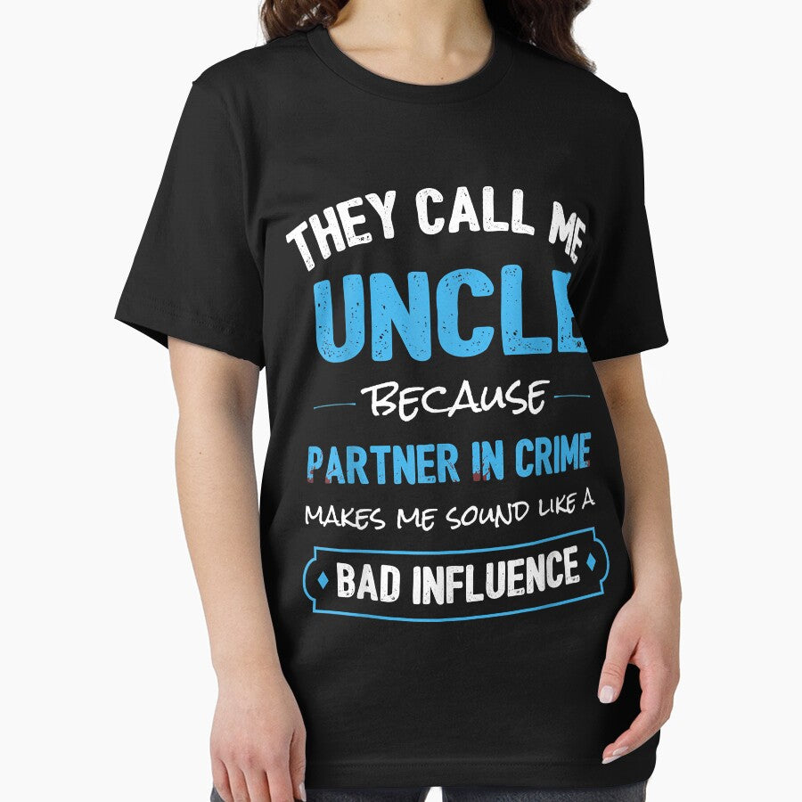 Funny Uncle Gift Shirt, Uncle Partner In Crime by SeppeGoffin
