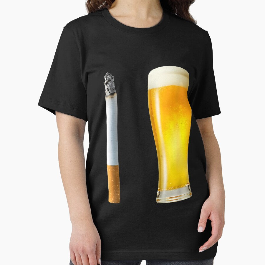 Beer & Cigarette Lover Day Drinking Dad Smoking Beer Lover by KristineLi