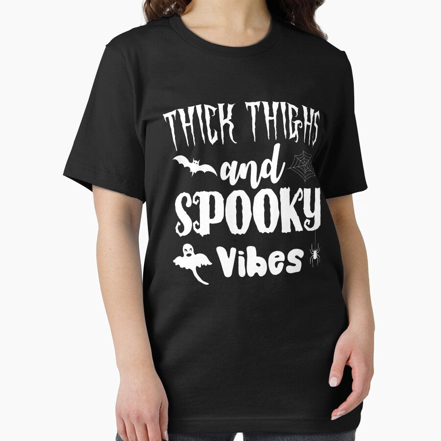 Thick Thighs And Spooky Vibes by Alisigner