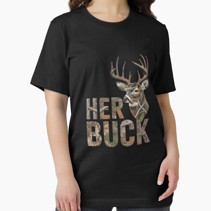 Her Buck Camo Deer Hunting Camouflage Matching Couple by Sandrhaus