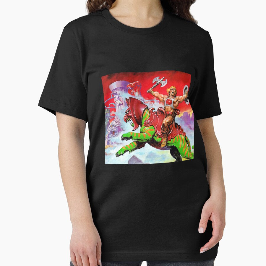 He-Man on Cringer Into Battle Cat by LarryJustus