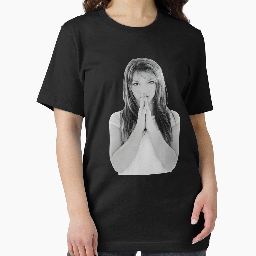 Britney Spears Vintage Y2K Pop Star Black And White Portrait by CCChillingfrog