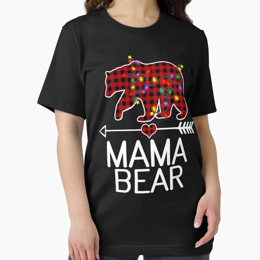 Red Buffalo Plaid Mama Bear Christmas Pajama Jk by Nguyenhaithanh