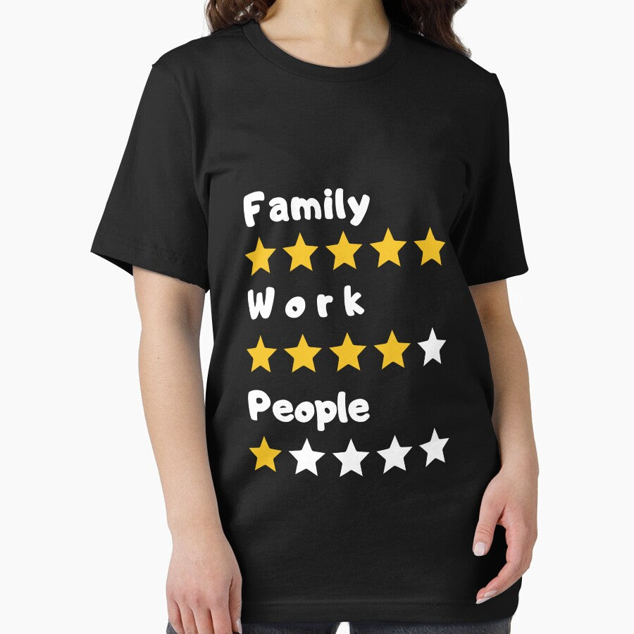 family,work,people t shirt classic by fou-design