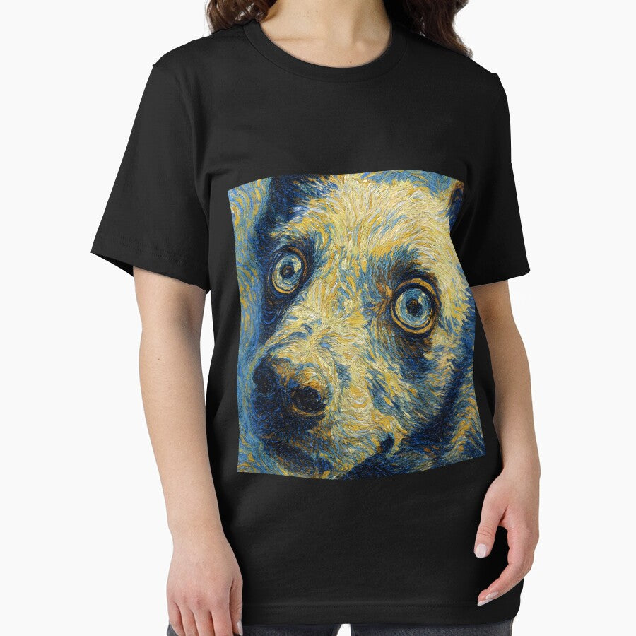 Whimsical Dog Portrait – Vibrant Pet Art for Dog Lovers by Psycho-Crazy