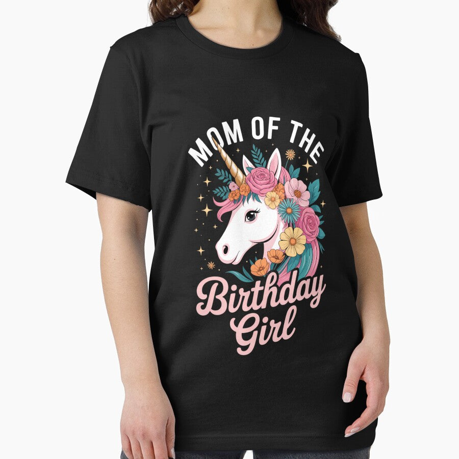 Mom Of The Birthday Girl Mother Gifts Unicorn Birthday by VENOM0RIOT