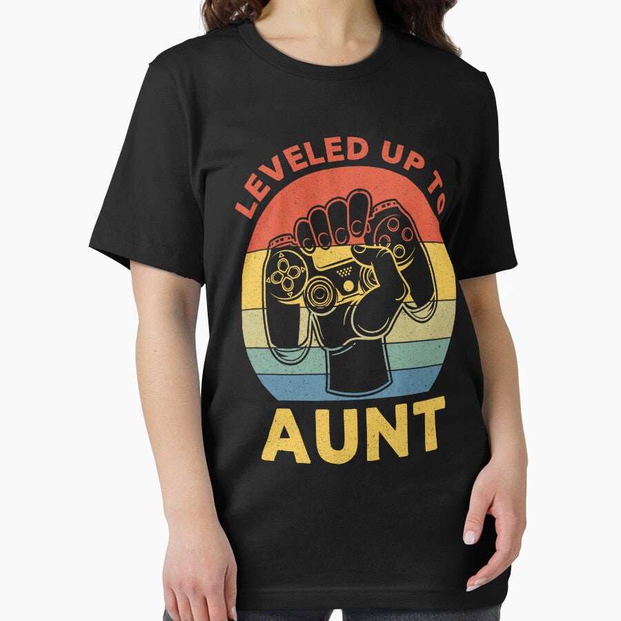 Leveled Up To Aunt: Aunt Gift - New Auntie of Nephew or Niece by Adexyl